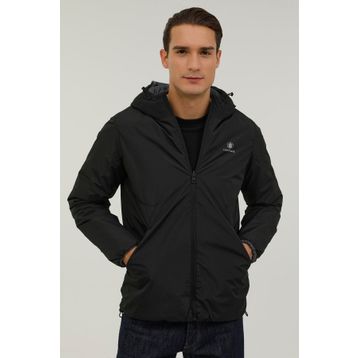 Lumberjack M-SN55 Lucas Coat 2PR Siyah Erkek Mont