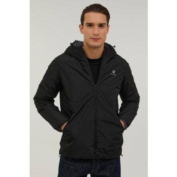 Lumberjack M-SN55 Lucas Coat 2PR Siyah Erkek Mont