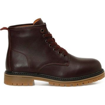 Lumberjack Reagan 5PR 102039365 Bordo Hakiki Deri Kadın Bot