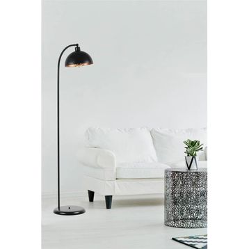 Lumexx Azra Siyah Retro Başlıklı Lambader