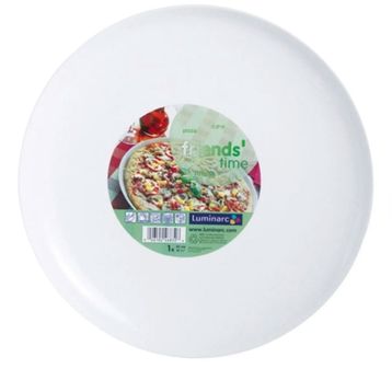 Luminarc İtalya Partisi Beyaz 32 cm 6'lı Pizza Tabağı 6 Parça Yemek Takımı