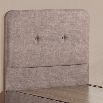 Luna Baza Ve Başlık Seti - 100x200 Cm Tek Kişilik Kumaş Baza Seti