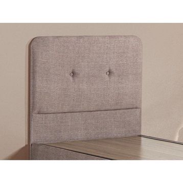 Luna Baza Ve Başlık Seti - 100x200 Cm Tek Kişilik Kumaş Baza Seti