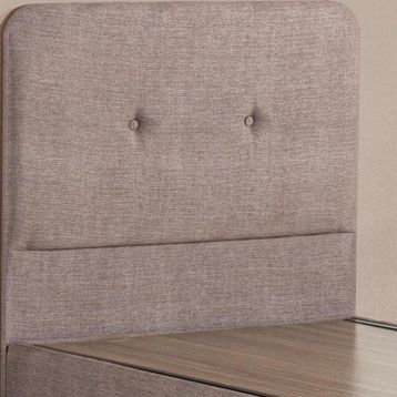 Luna Baza Ve Başlık Seti - 100x200 Cm Tek Kişilik Kumaş Baza Seti