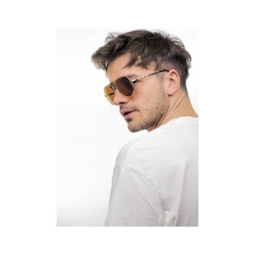 Lunox Unisex Gold Kahve Polarize Damla Güneş Gözlüğü