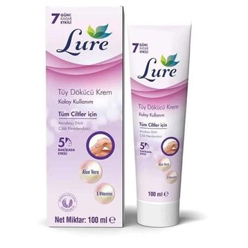 Lure 100 ml Tüm Ciltler için Tüy Dökücü Krem