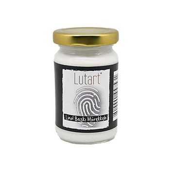 Lutart 5731966 100 ml Beyaz Su Bazlı Linol Baskı Mürekkebi