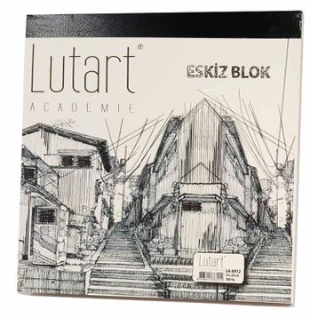 Lutart Academie 25x25 cm LA-6912 300 Yaprak Eskiz Blok