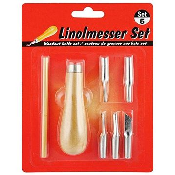 Lutart LSR-5526 5'li Linol Oyma Seti