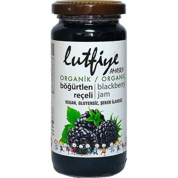 Lütfiye 280 gr Organik Böğürtlen Reçeli