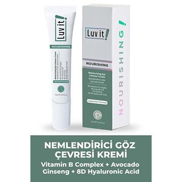 Luv It 15 ml Avokado İçeren Yoğun Nemlendirici Göz Çevresi Kremi