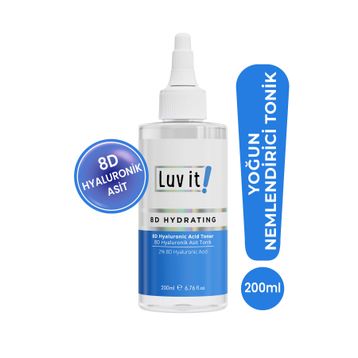 Luv It 8D Hyaluronik Asit 200 ml Tonik