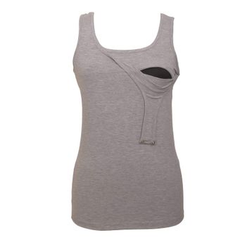 LuvmaBelly 1501-1502 Maternity Gri Lohusa Emzirme Atleti