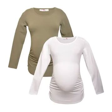 LuvmaBelly MYRA2307-2308 Hamile T-shirt Seti