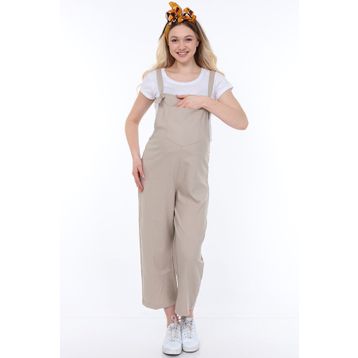 LuvmaBelly MYRA6101 Bej Hamile Salopet