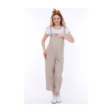 LuvmaBelly MYRA6101 Bej Hamile Salopet