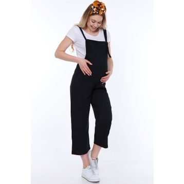 LuvmaBelly MYRA6102 Koyu Lacivert Hamile Salopet