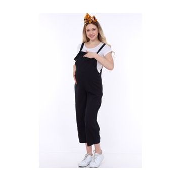 LuvmaBelly MYRA6102 Koyu Lacivert Hamile Salopet