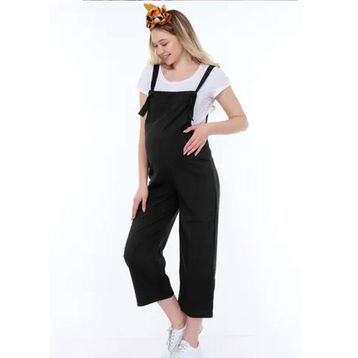 LuvmaBelly MYRA6105 Siyah Hamile Salopet