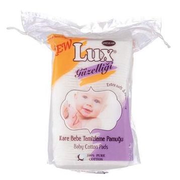 Lux Kare Bebek Temizleme Pamuğu