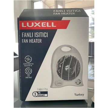 Luxell LX-6441 Krem Fanlı Isıtıcı