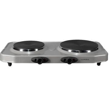 Luxell LX-7021 Gri Çiftli Elektrikli Ocak