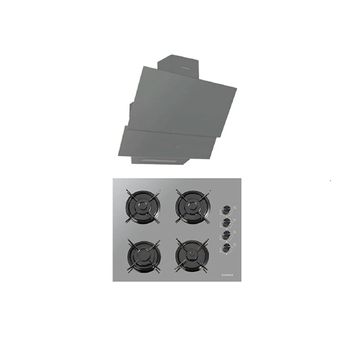 Luxell OC88 - DA6 835 Gri 2'li Ankastre Set