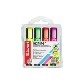 Luxor Blister 4'lü Fosforlu Kalem