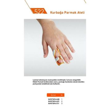 Luxor Kurbağa 522 No:3 Parmak Ateli