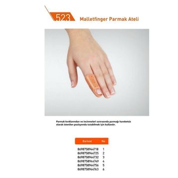 Luxor Malletfinger 523 No:3 Parmak Ateli