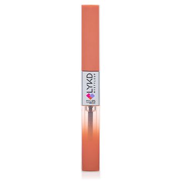 LYKD 213 Peach Nude Double Sided Lipstick Gloss