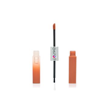 LYKD 213 Peach Nude Double Sided Lipstick Gloss