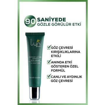 LYN Skincare 10 ml Anında Etkili Sıkılaştırıcı Göz Kremi