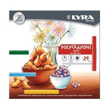 Lyra 24Lü Polycrayons Kutu Toz Pastel Boya