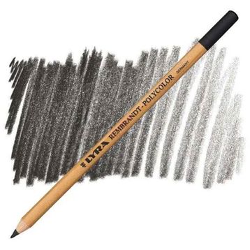 Lyra Rembrandt Polycolor Black Kuru Boya Kalemi