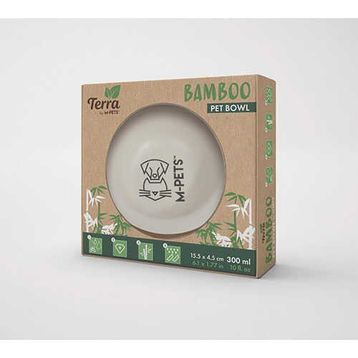 M-Pets Bambu 300 ml Köpek Mama ve Su Kabı
