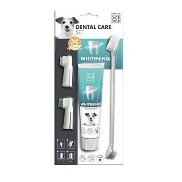 M-Pets Beyazlatıcı 31.5x14x4 cm Köpekler İçin Diş Fırçalama Seti