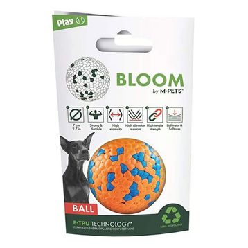 M-Pets Bloom Turuncu 7 cm Ball Parçalanmaz Top Köpek Oyuncağı