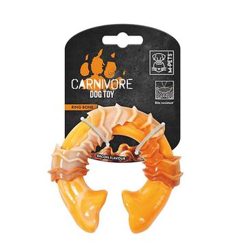 M-Pets Carnivore Ring Bone Pastırma Aromalı 10.8x9.7x3.6 cm Kemik Köpek Oyuncağı