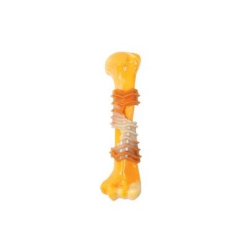 M-Pets Carnivore Ring Bone Pastırma Aromalı 17.8x4.9x4 cm Sarı Kemik Köpek Oyuncağı