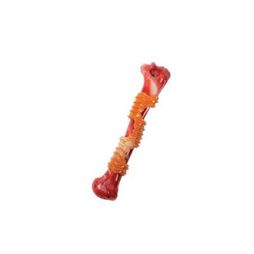 M-Pets Carnivore Stick Bone Pastırma Aromalı 25.4x5.5x4.8 cm Kırmızı Kemik Köpek Oyuncağı