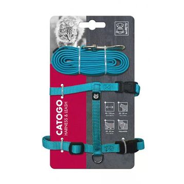 M-Pets Catogo 90-170 cm Mavi Kedi Göğüs Tasması Seti