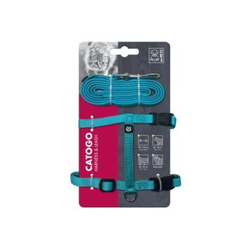 M-Pets Catogo 90-170 cm Mavi Kedi Göğüs Tasması Seti