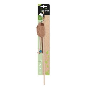 M-Pets Charmy Catnip ve Matatabili Fare Olta 17x6x3 cm Kahverengi Kedi Oyuncağı