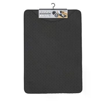 M-Pets Duplex Elekli 45x65 cm Siyah Kedi Kumu Paspası