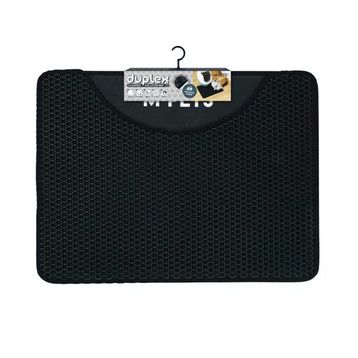M-Pets Duplex Elekli 45x65 cm Siyah Kedi Kumu Paspası