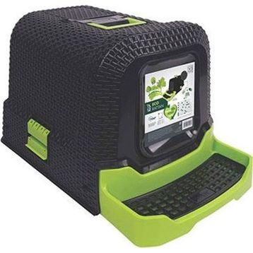 M-Pets Eco 69x42x41 cm Rattan Kapalı Kedi Tuvaleti