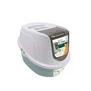 M-Pets Eco Tima M 52.3x39.7x38 cm Yeşil Kapalı Kedi Tuvaleti
