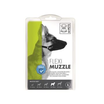 M-Pets Flexi L Ayarlanabilir Bez Köpek Ağızlığı