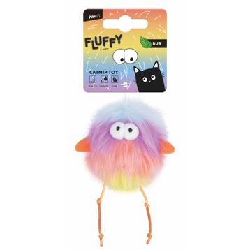 M-Pets Fluffy Bub Catnipli 10x7x5.5 cm Karışık Renkli Kedi Oyuncağı